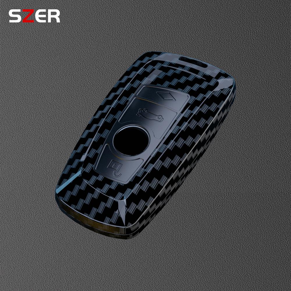 

ABS Carbon Fiber Car Key Case Cover For BMW F30 F31 F32 F34 F20 F21 F07 F10 1 3 5 7 Series X1 X3 G01 X4 G02 X5 F15 F16 M3 M4 Etc