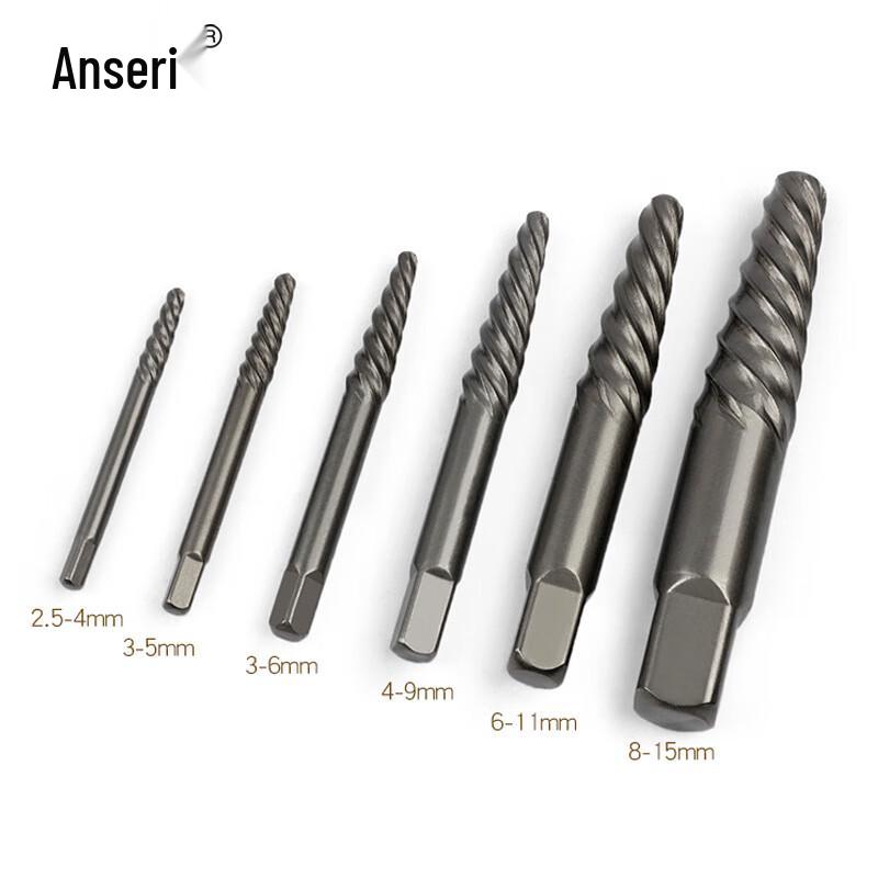 Ansairui 26-Piece Damaged Screw & Bolt Extractor Set
