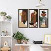 Bohemian Style Geometric Abstract Arch Hollow Board Wooden Sign Wall Decoration Living Room Wall Hanging