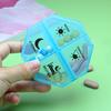 Pill Cases Box Organizer 7 Days 28 Grids 4 Times One Day Portable Travel with Large Compartments for Vitamins Medicine Fish Oils