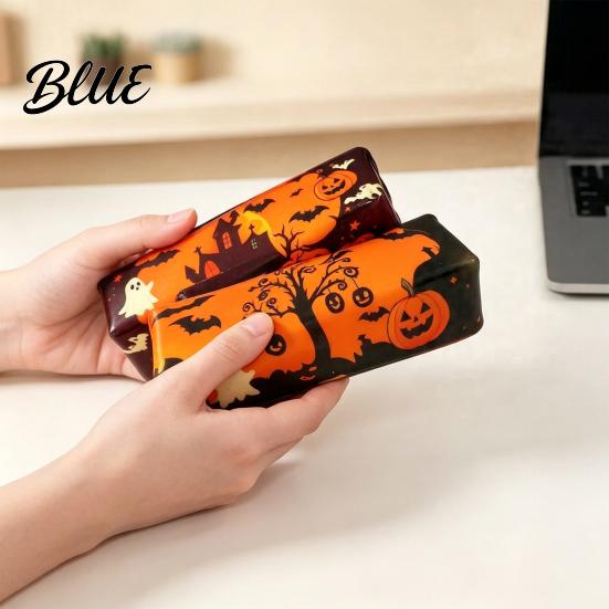 Squeezing Fidget Toys 1/3/12Pcs Halloween Butter Bar Squeeze Toy  Ghost Pumpkin Stick Sensory Anxiety Relief Toy for Stress Relief  Trick or