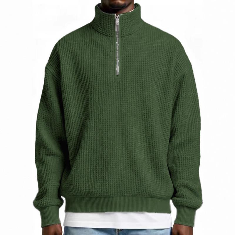 Neuer Stil Europäisch Amerikanisch Herren Pullover Reißverschluss Sport Langarm Kapuzenpullover Tops Locker Lässige Sweatshirts