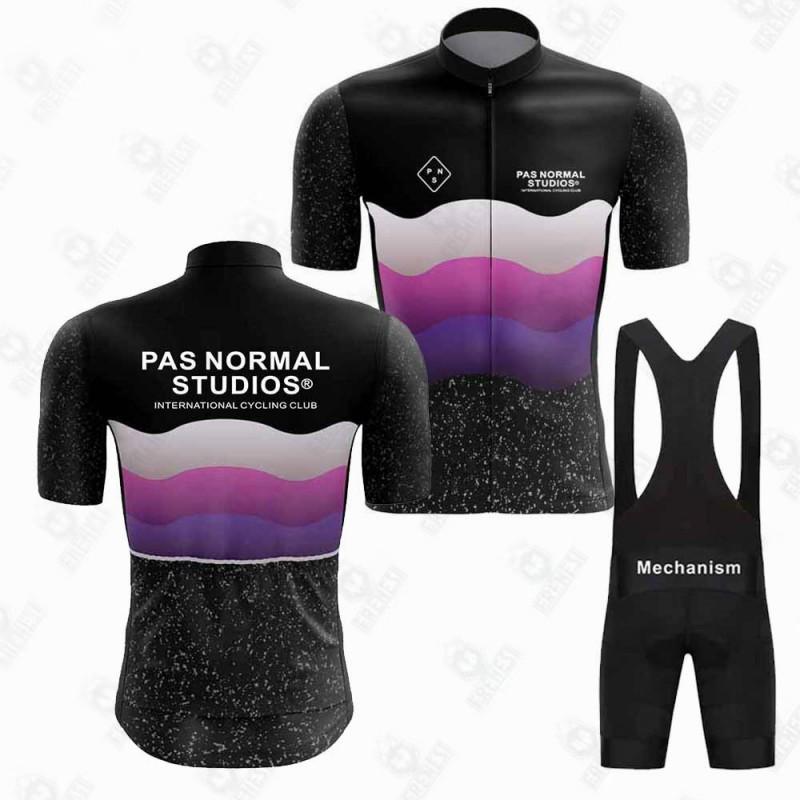 Outdoor Cycling Set Road Mountain Biking Riding Suit PNS Short-sleeved Straps