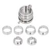 8pcs Set Watch Movement Seat Base Holder Stainless Steel Silver Watch Repair Maintain Tools for BZ