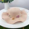 Hot Sale Lace Leaf Flower Sun Hat Lotus Wave Edge Straw Hat Beach Hat Travel Sun Protection Hat