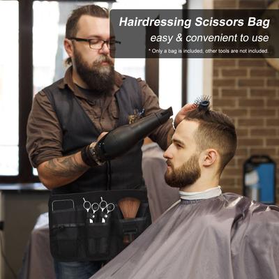 Scissors Pouch Salon Barber Hairdressing Scissors Bag Holder Hair Stylist Tools Waist Bag Comb