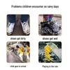 Einweg-High-Top-Regenschuhüberzieher für Kinder, 10er-Pack