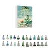 Christmas Sea Glass Advent Calendar Days with 2D Flat Design