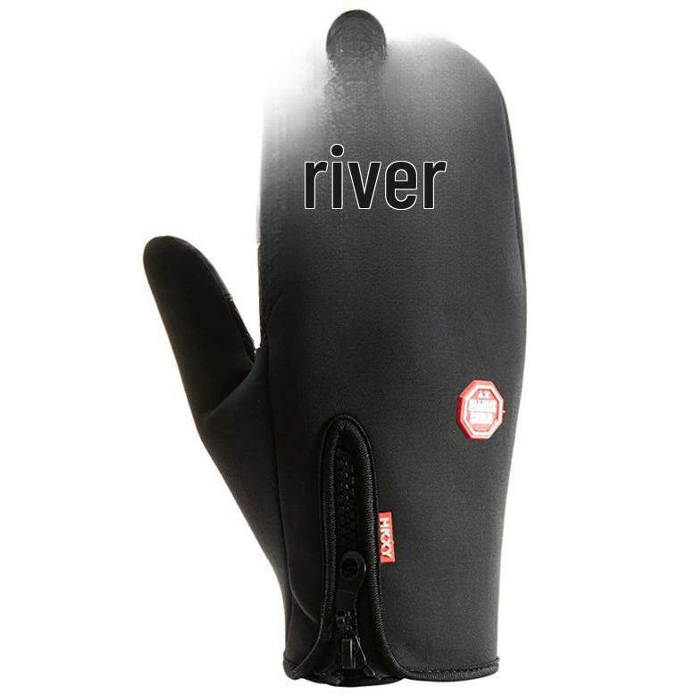 Winter Touchscreen Cycling & Mountaineering Gloves, Waterproof & Windproof, Unisex for Men & Women, Ideal for Cold Weather Fishing.