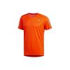 T Shirts Men's Orange Crew Neck Moderate Straight Fit DZ9002
