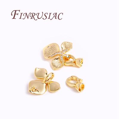 18K Gold Plated Verschlüsse Für Schmuck, Befestigungselemente Für Armbänder, Verbindungsverschluss Für Halsketten-Accessoires, DIY Schmuckherstellung Zubehör