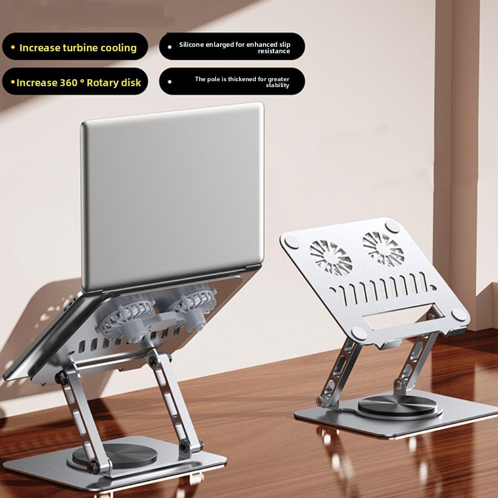 360 ° Rotatable Notebook Cooler Base Stand Foldable Tablet Radiator Bracket  Office/Home Use
