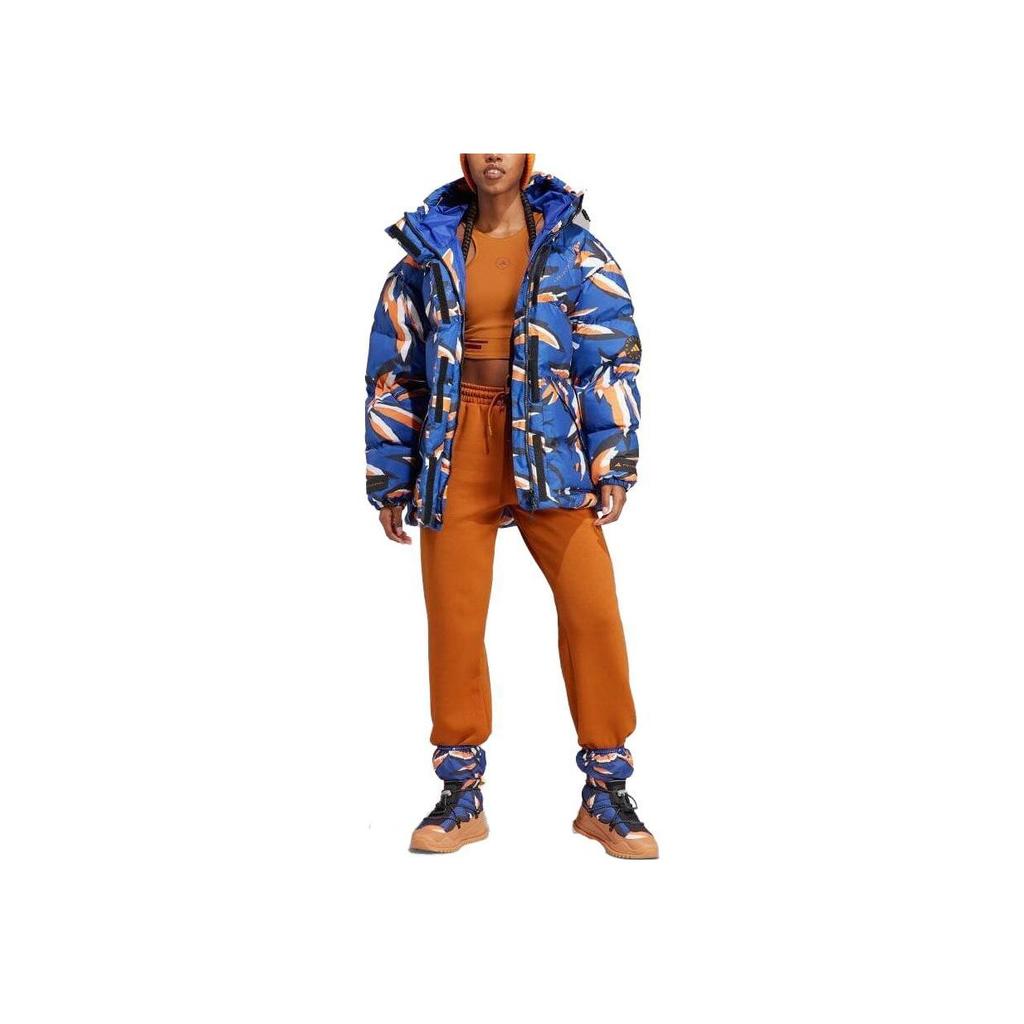 New Adidas By Stella McCartney TrueNature Floral Print Padded Jacket IN2823