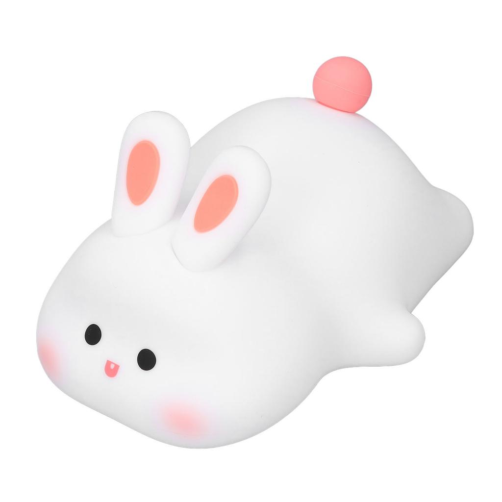 Pat Night Light Cute Rechargeable 3 Levels Brightness Silicone Cartoon Pat Sleeping Lamp for Children