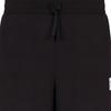 Emporio Armani EA7 SS25 Solid Color Drawstring Cuffed Knit Joggers Unisex Joggers Black 7X000045-AF12116-UC001