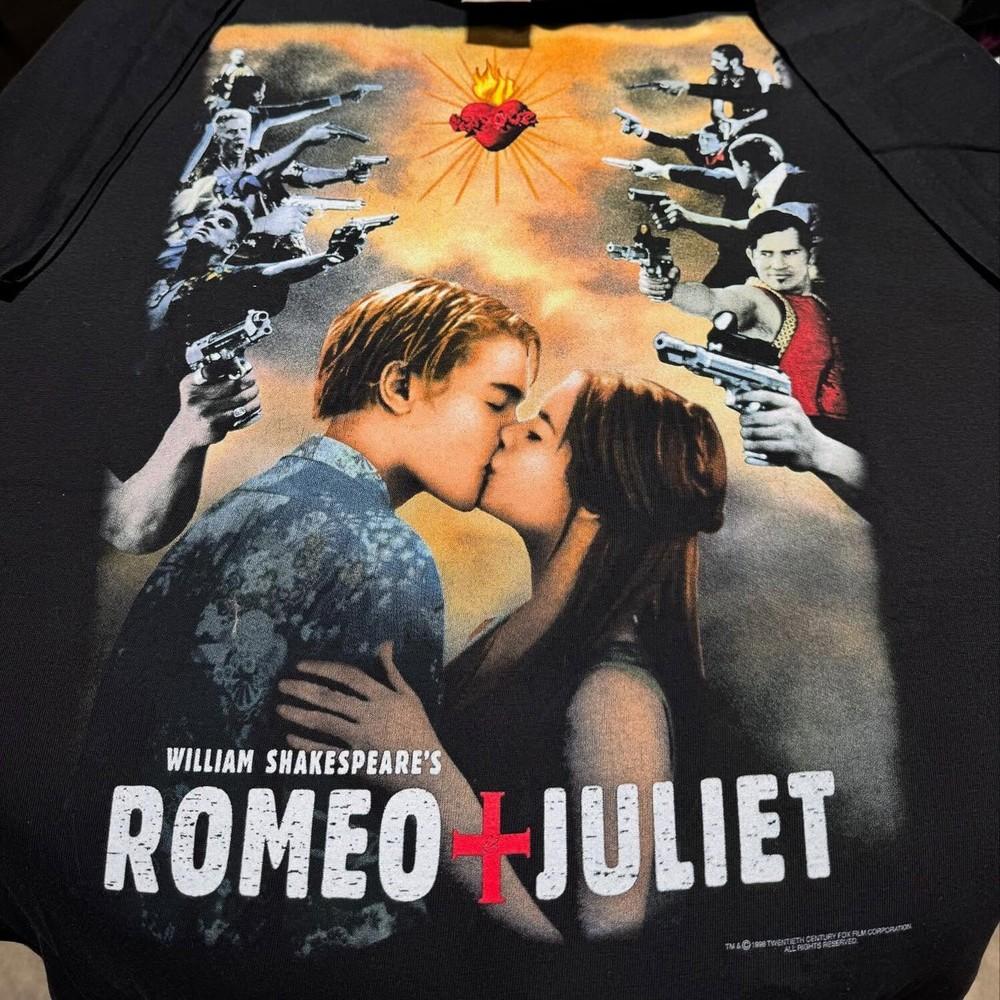 

90s Romeo amp; Juliet Classic Movie Reprint Unisex T Shirt Gift for Fan S5XL Unisex T-Shirt XXXL