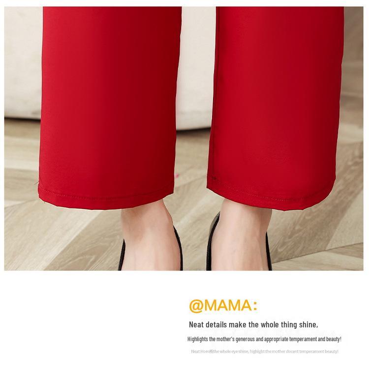 Mom's 2025 Summer Fashion: Trendy Two-Piece Suit for Middle-Aged & Elderly Women