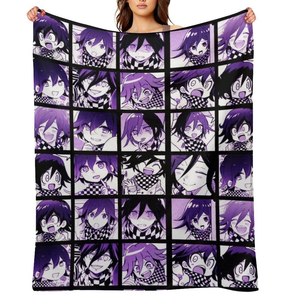 Kokichi Manga Collection (Colored) Throw Blanket Large Blankets For Sofas Camping Cute Blankets