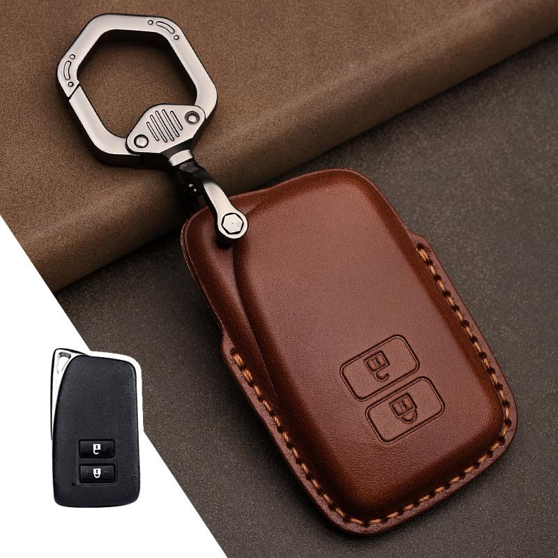 

Leather Key Case Suitable For Lexus ES 300h 350 NX RX GS 250 350 RC 300 IS250 350 200t LS460 Cover Holder Remote Keychain