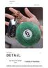 Simulated Billiards Plush Pendant: White Ball & Black 8 Ball Fun Ornament Set.