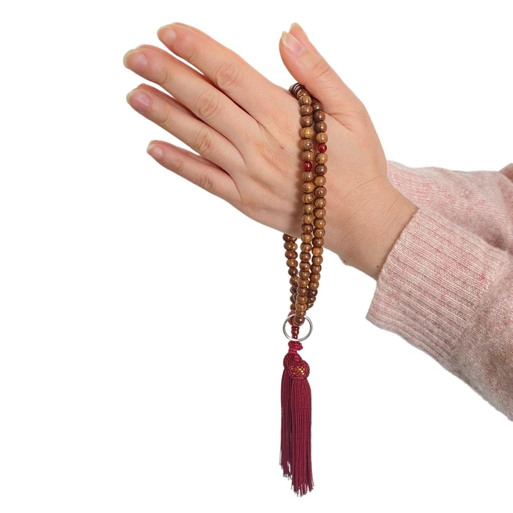 Myorenka Soto Zen Buddhist Formal Buddhist Prayer Gold Sandalwood Shaku Double with Prayer Bead Zen Buddhist Memorial Respect for the Aged Day Gift