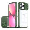 The extraordinary charm armor is suitable for iPhone16Promax magnetic mobile phone case, Apple 15 two-color anti-drop window protective case.