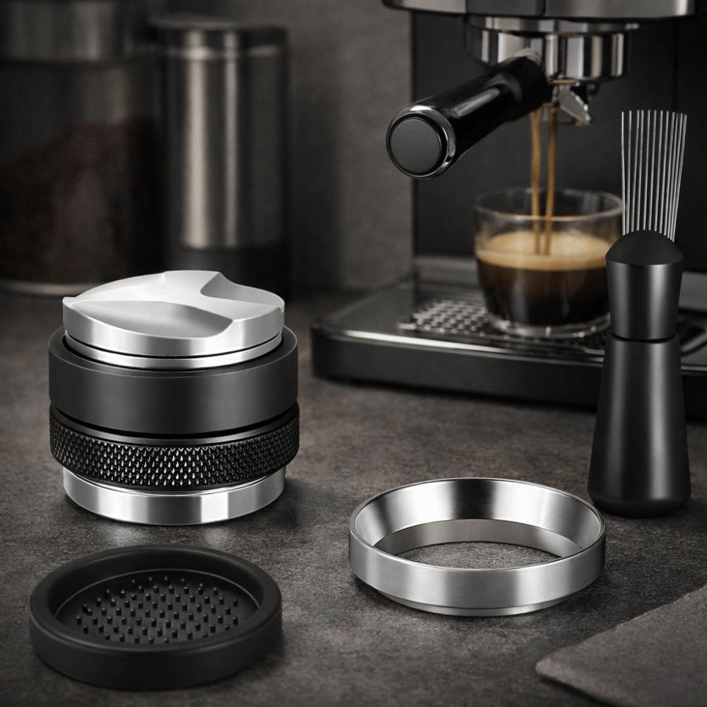 Stainless Steel Base Espresso Accessories Kit 51/53/58 MM Coffee Distributor  Espresso Making