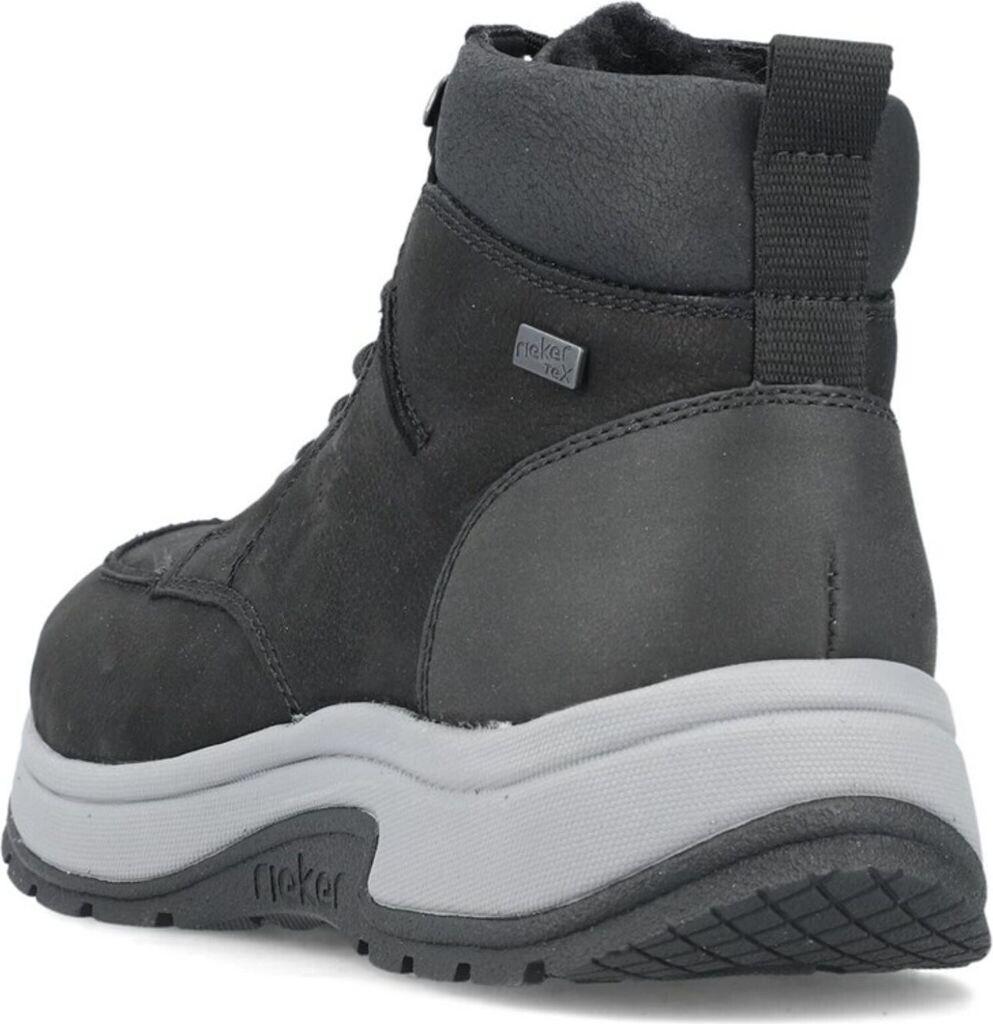 Ботинки Rieker зимние 11020-00 черный карбон серый