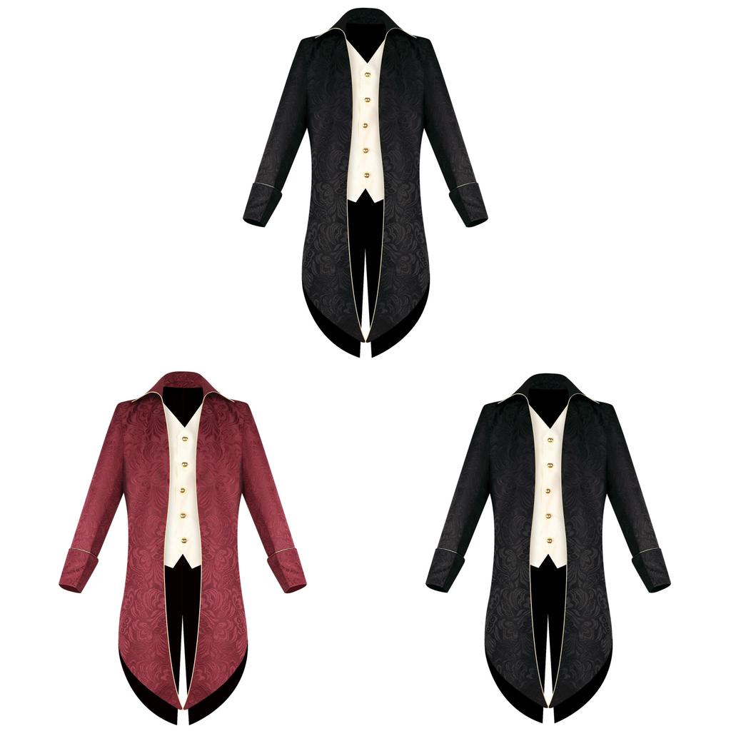 Costume Médiéval Fantaisie Complet en Polyester Pour Cosplay et Spectacles Sur Scène Pour Hommes et Femmes