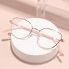 Cat Eye Glasses for Women Flat Light Blue Light Protection Student Frame Style Optical Glasses