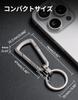 MecArmy CH16 Small Titanium Carabiner with Key Ring, Men's Keychain, Compact, Stylish, High-Quality, Lightweight, Popular, Rust-Resistant, Smart Key,
