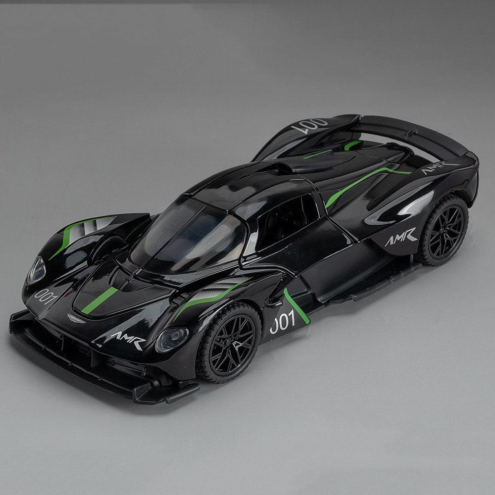 1:32 Alloy Valkyrie Vulcan Toys Models Cars Wheel Pull Back Miniature Car with Light Music Supercar for Boys Collection Gifts