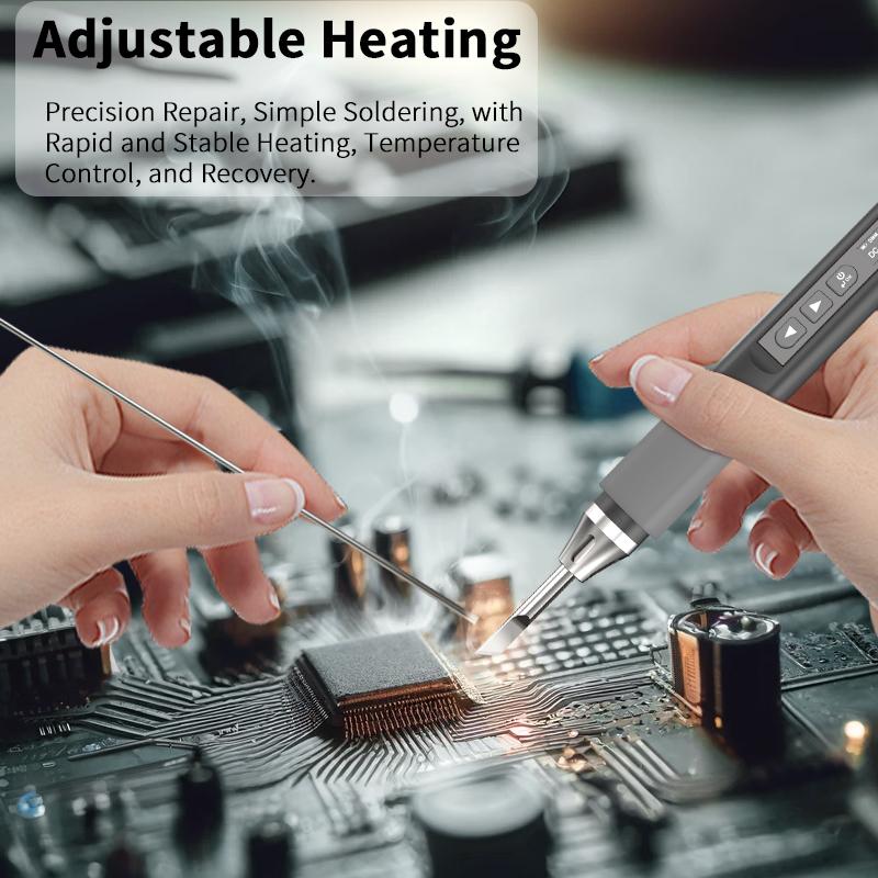 Smart Soldering Iron Electrician Portable Constant Temperature Adjustable Welding Pen Home Maintenance Welding 96W/65W ZT-N1/N2