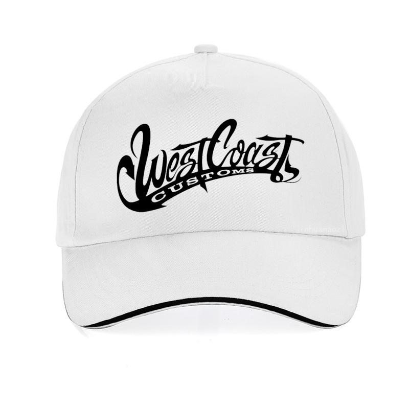 West Coast Tide Card Cartoon Cap Skull Motorcycle100% Cotton Baseball Cap Summer West Coast Customs Unisex Women Snapback Hat