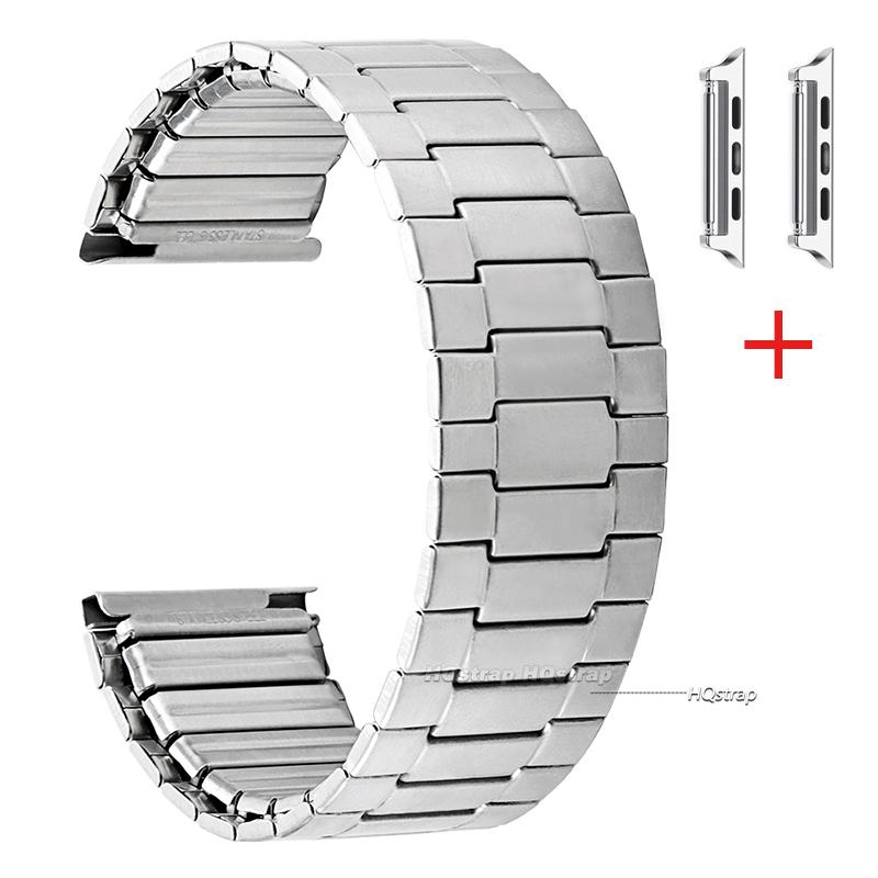 Elastic Metal Strap for Apple Watch Band 45mm 44mm 40mm 41mm 42mm 38mm Bracelet for IWatch Series 8 7 6 Se 9 10 Ultra 2 49mm