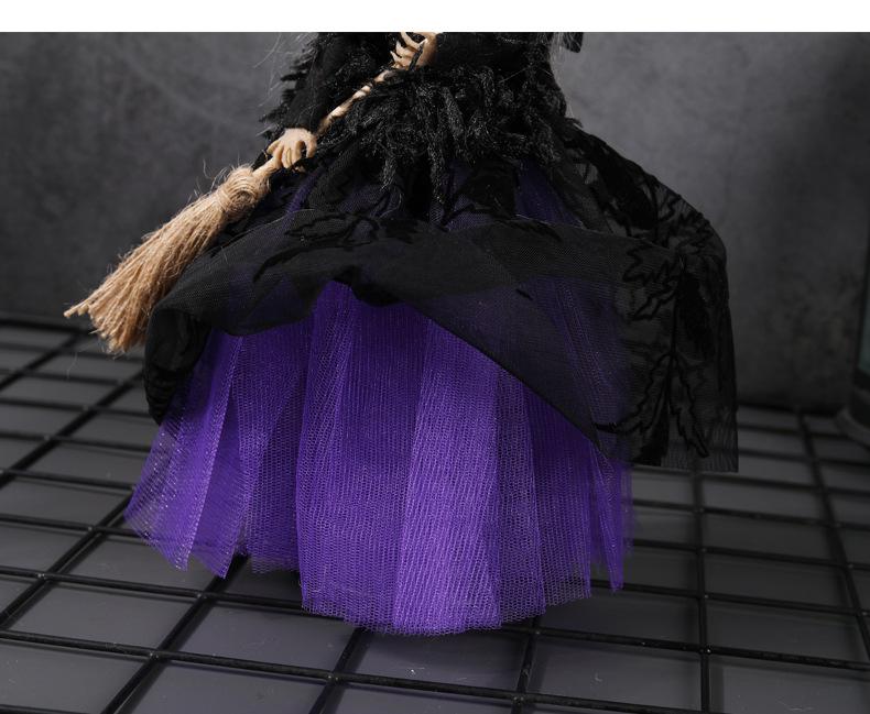 Witch Tree Topper & Halloween Decoration Ornament