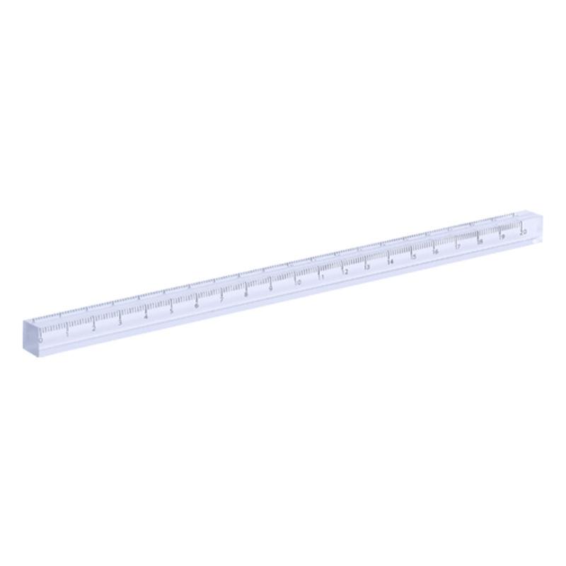 Transparent Plastic Ruler 0-30cm Straight Ruler for Artists Designers Student Architect Engineer Teacher