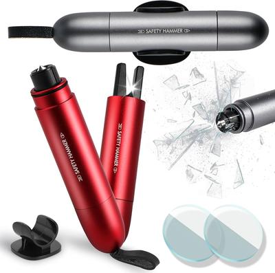 Emergency Hammer for Car, Safety Hammer, Window Breaker, 2-in-1 Emergency Hammer Car Window with Seat Belt Cutter for Car, Bus, Emergency Hammerdex