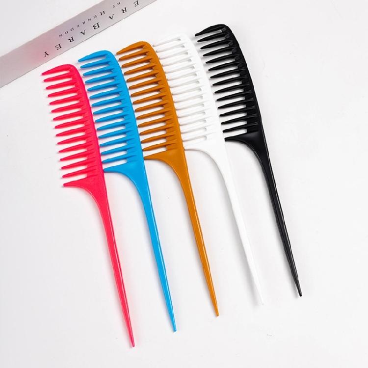 Portable Comb For Travel And Professional Styling Wide Teeth Pointed End For Parting Updos And Highlighting Tasks