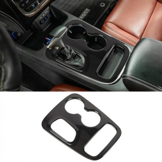 Carbon Fiber Console Gear Shift Panel Trim Cover for Dodge Durango 2018-