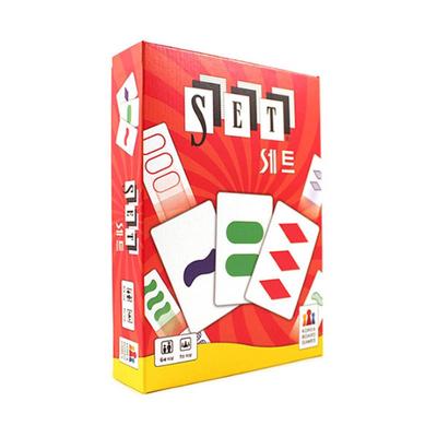 Set/Set/SET Card Game (Regularity/Collective Thinking) Board Game