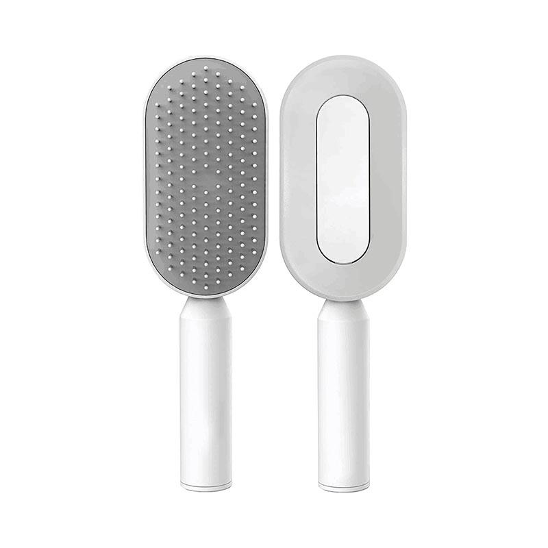 New Self Cleaning 3D Air Cushion Massager Hair Brush Airbag Massage Comb Brush Electroplated Detangling Anti Static Hairbrush