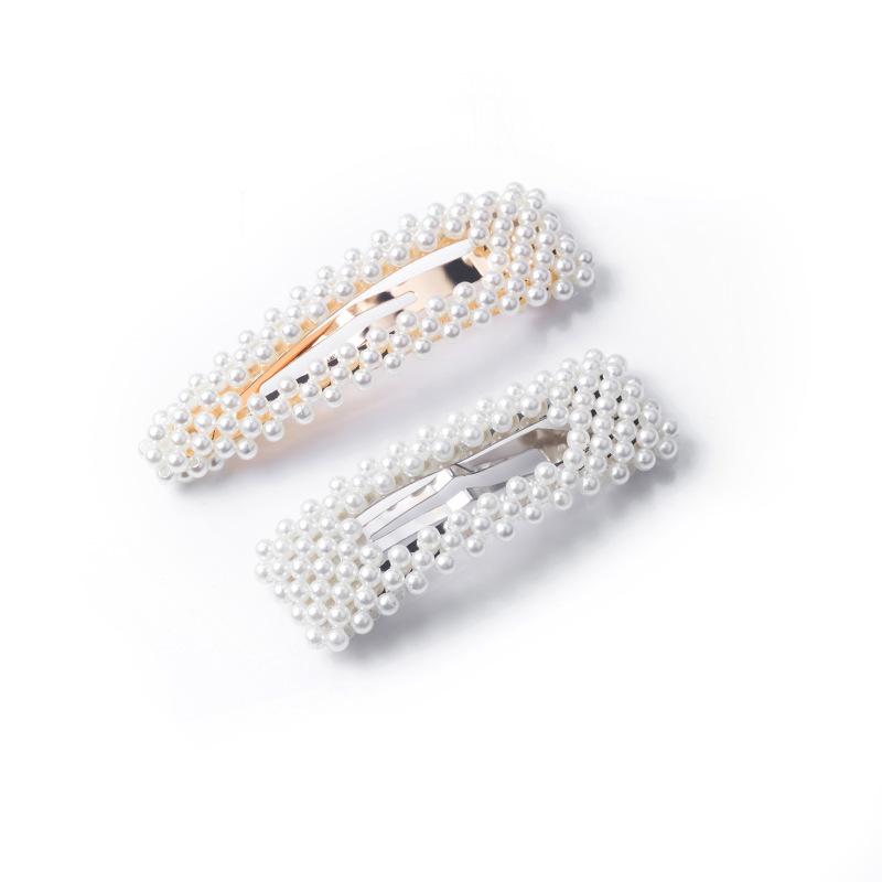 New Fashion Hair Stick Princess Hair Pin Pearl Hair Pins Hair Accessories Bobby Pin Hair Clip Side Clip Duckbill  Barrettes