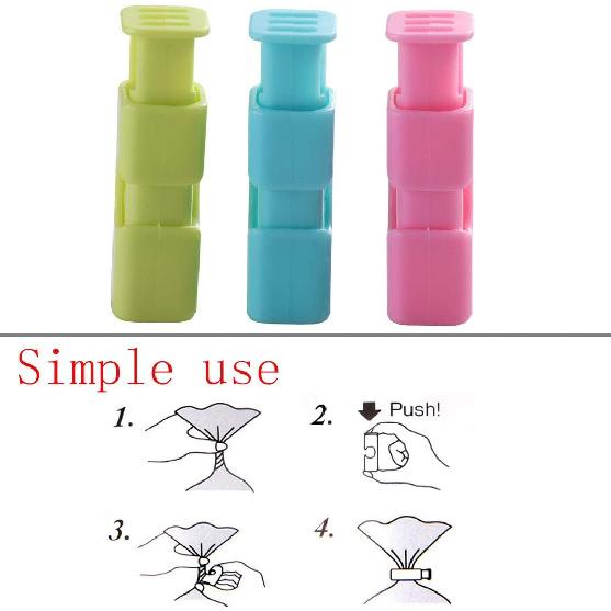 Clips for Bread Bags Good Grips Bag Used for Bread, Rice, Nuts, Beans, Dried Fruit, Frozen Foods Bag and More (Medium 12P)