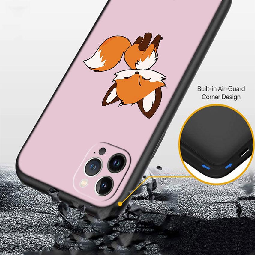 FM24 fox cute Soft Shell Phone Case for OPPO A40 A60 A80 A15 A16 A16K A12 A17 A17K A54 A54S A53 A53S A55 A56 A57 A98 F23
