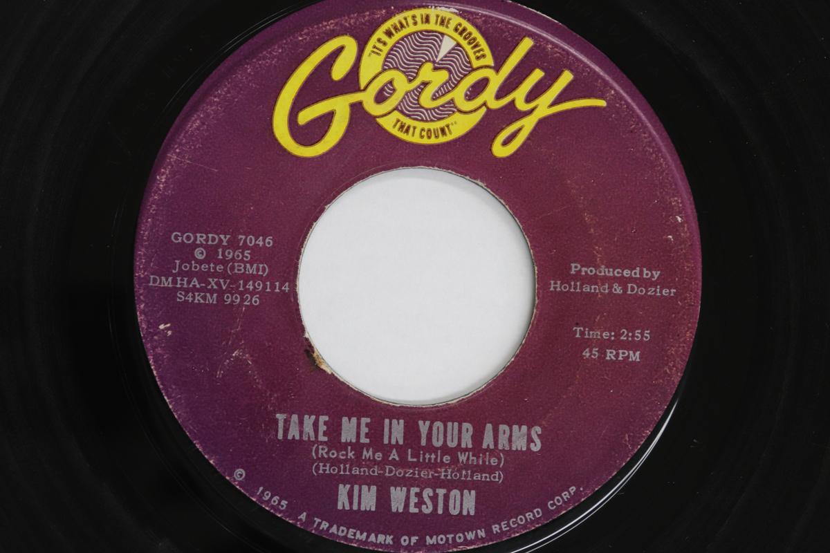 

7inch Record KIM WESTON - Take Me In Your Arms (Rock Me A Lit GORDY7046 GORDY 1965 US Soul/Funk Used
