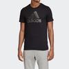 T Shirts Men's Black Crew Neck Moderate Straight Fit ED7256