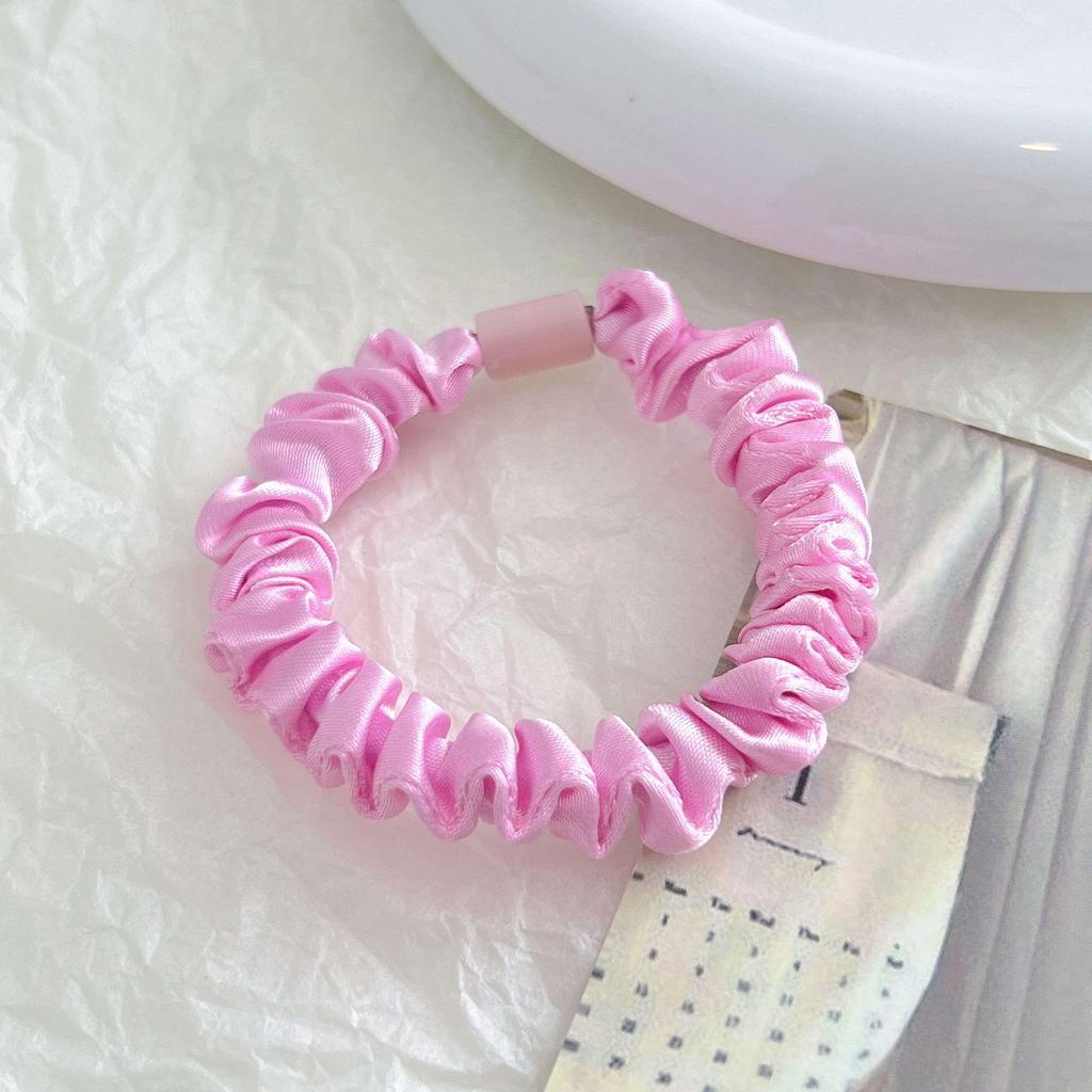 Koreańska gumka do włosów o wysokiej elastyczności: Cienka, Prosta, Płaska Konstrukcja Klamry