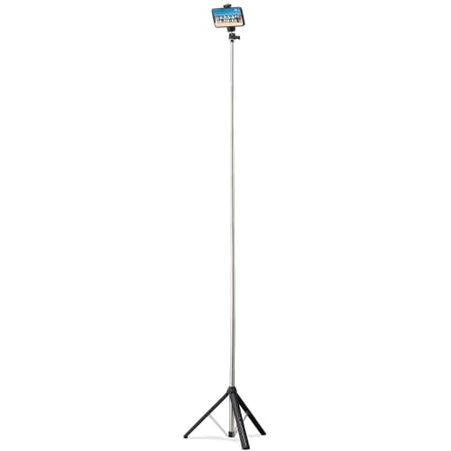 ELECOM Tripod Long Type Maximum 160cm [For iPhone/Android] Includes Accessory Shoe Black P-STSRSLBK