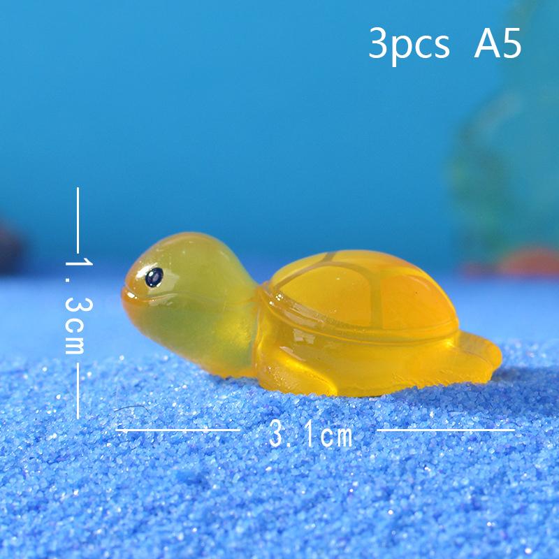 10Pcs Noctilucent Frog Doll House Miniatures Cute Fairy Garden Gnome Moss Terrarium Decor Crafts Bonsai Diy Supplies Figurine